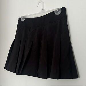 Black tennis athletic skirt
